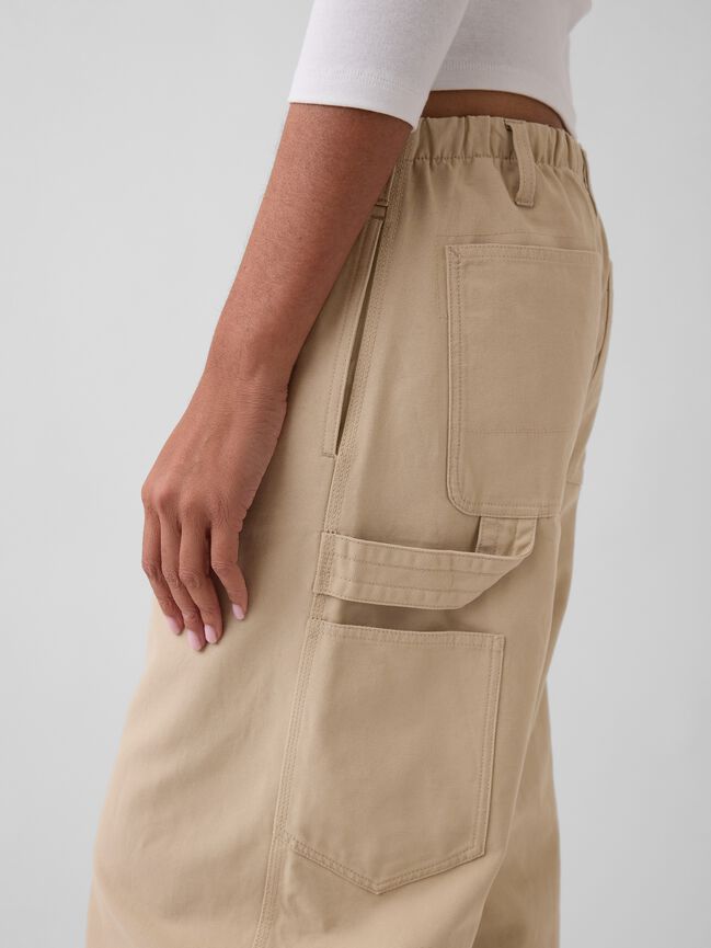 Canvas Easy Baggy Barrel Cargo Pants gap canvas easy baggy barrel cargo pants