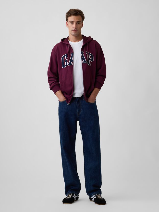 Gap Logo Zip Hoodie gap logo zip hoodie