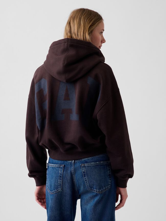 VintageSoft Crop Logo Hoodie gap vintagesoft crop logo hoodie