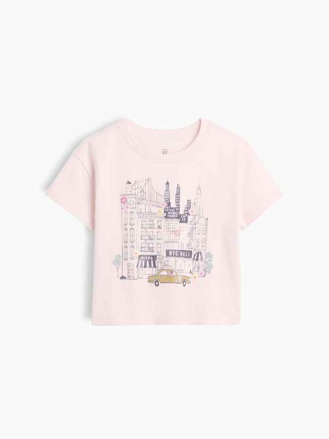 تي شيرت بطبعة Gap NYC للرضّع والأطفال الصغار تي شيرت بطبعة gap nyc للرضّع والأطفال الصغار