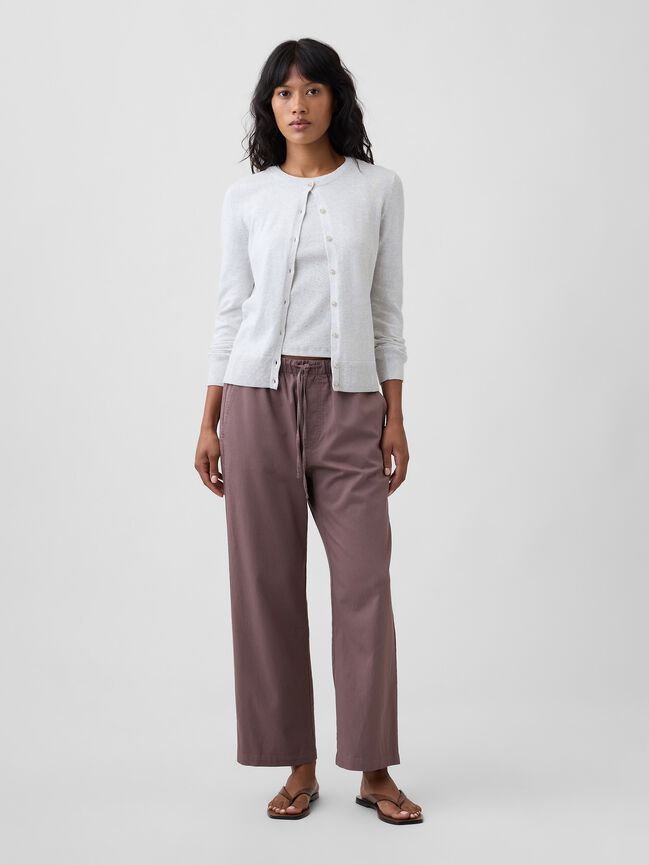 Mid Rise Easy Twill Pants gap mid rise easy twill pants