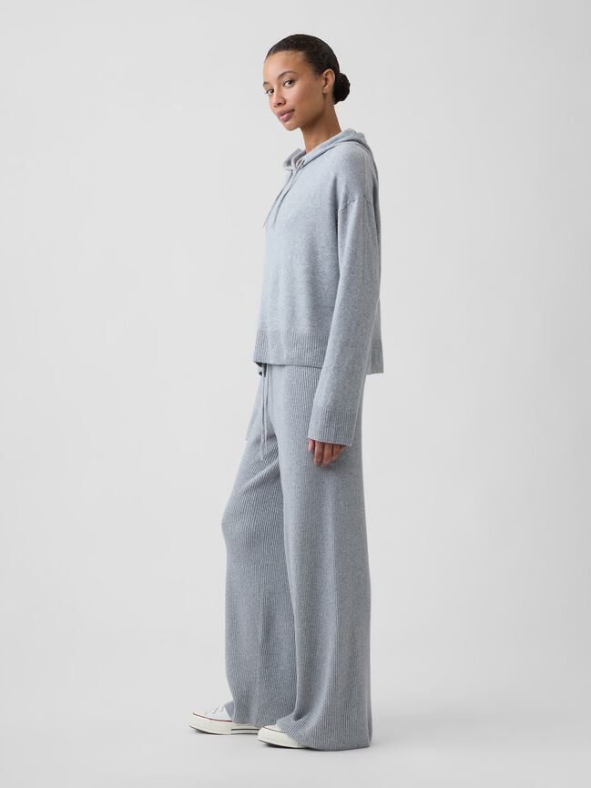 CashSoft Relaxed Ribbed Sweater Pants gap cashsoft relaxed ribbed sweater pants