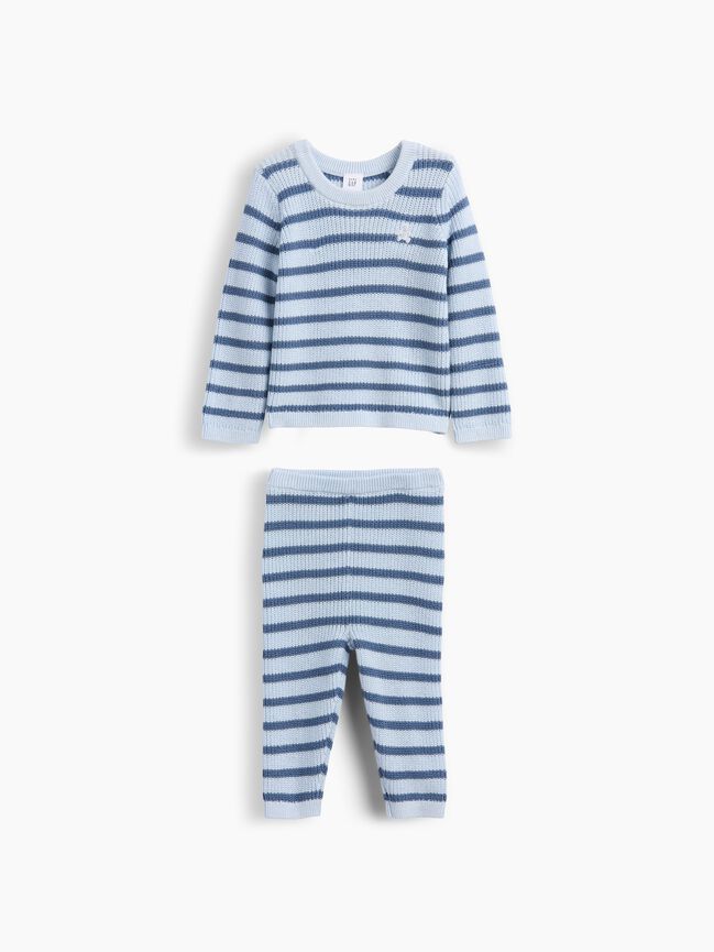 Baby Stripe Sweater Set gap baby stripe sweater set