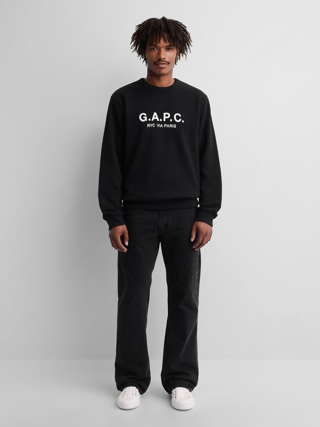 Gap × A.P.C. Heavyweight Logo Sweatshirt gap a p c heavyweight logo sweatshirt