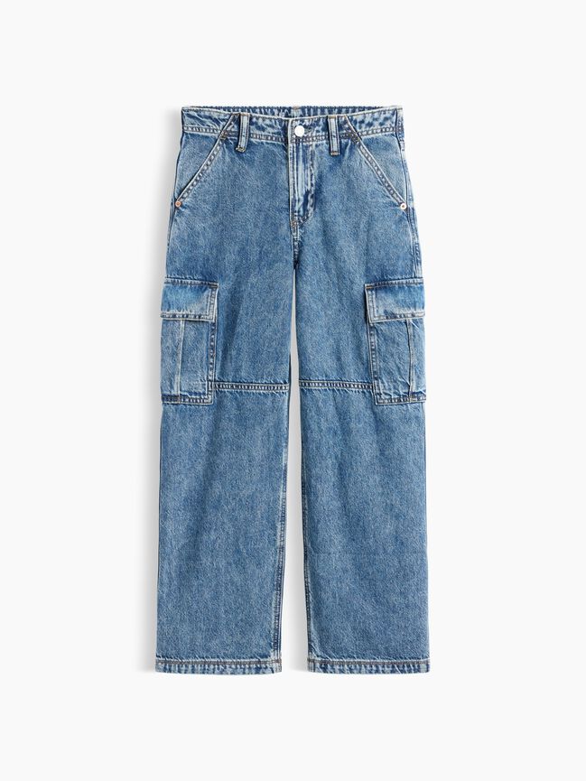 Kids Baggy Cargo Jeans gap kids baggy cargo jeans