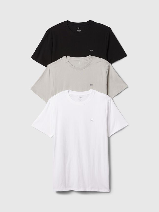 Everyday Soft Gap Mini-Logo T-Shirt (3-Pack) everyday soft gap mini logo t shirt 3 pack