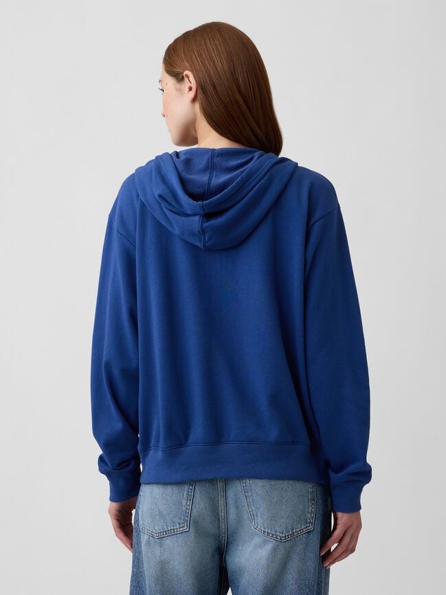 Relaxed Gap Logo Zip Hoodie relaxed gap logo zip hoodie