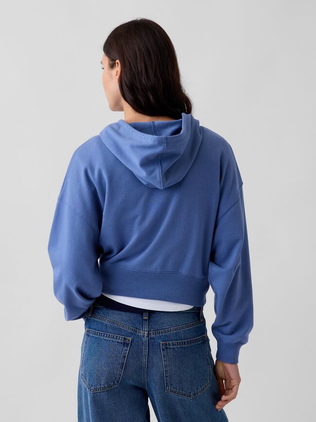 Oversized Gap Logo French Terry Zip Hoodie oversized gap logo french terry zip hoodie