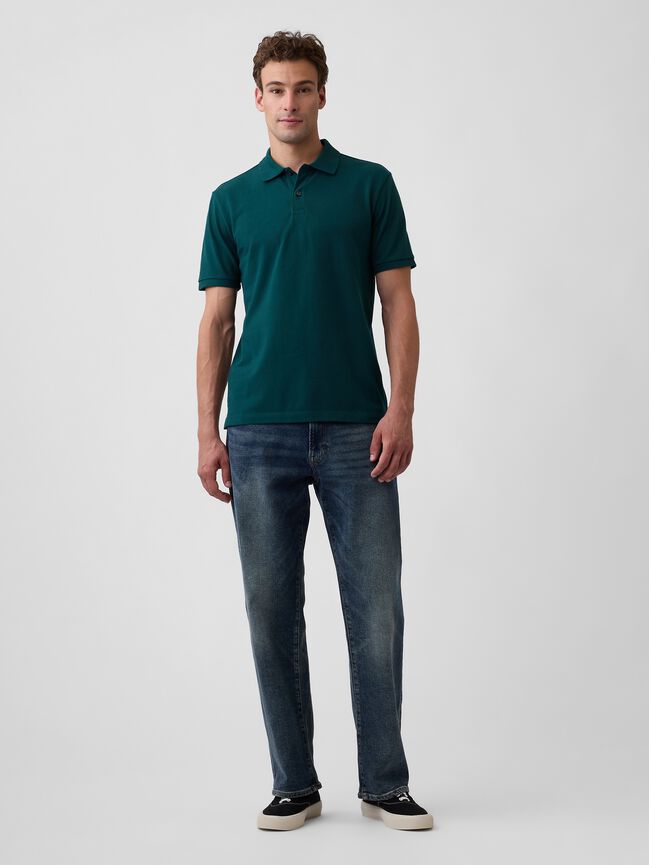 Stretch Pique Polo Shirt gap stretch pique polo shirt