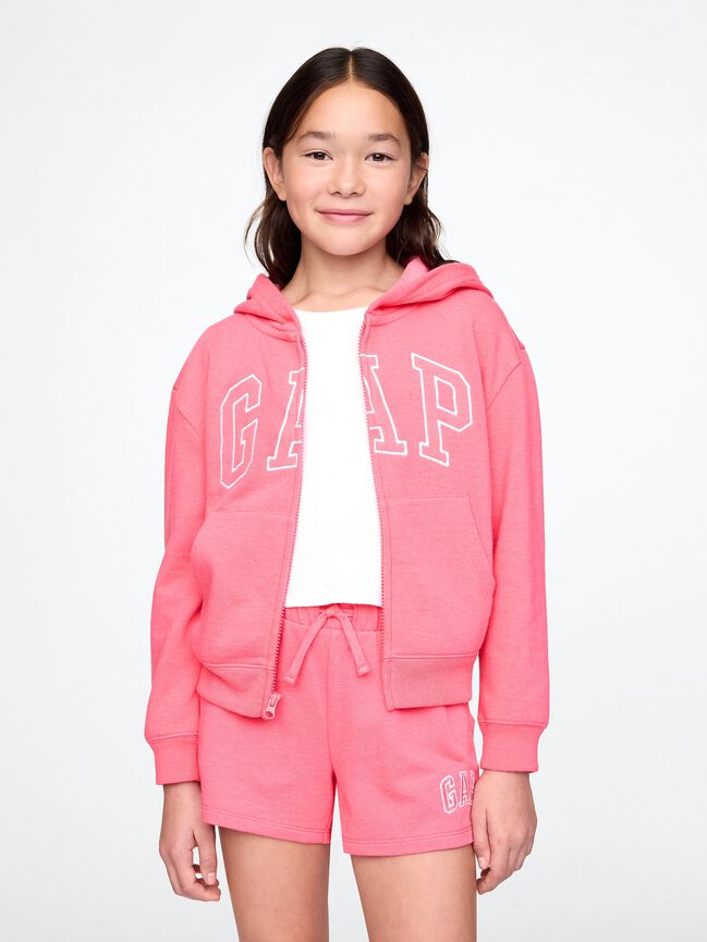 Kids Relaxed Gap Logo Zip Hoodie kids relaxed gap logo zip hoodie