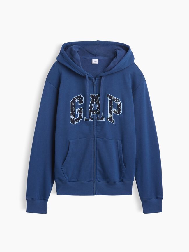 Relaxed Gap Logo Zip Hoodie relaxed gap logo zip hoodie