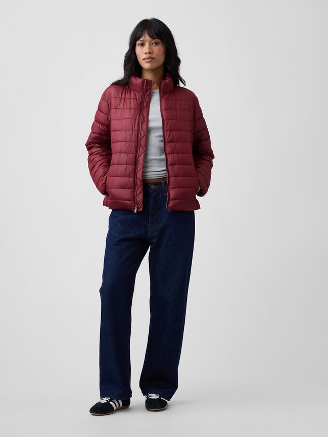Relaxed Puffer Jacket gap relaxed puffer jacket
