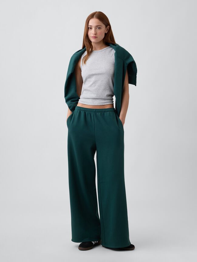 VintageSoft Baggy Wide-Leg Sweatpants gap vintagesoft baggy wide leg sweatpants