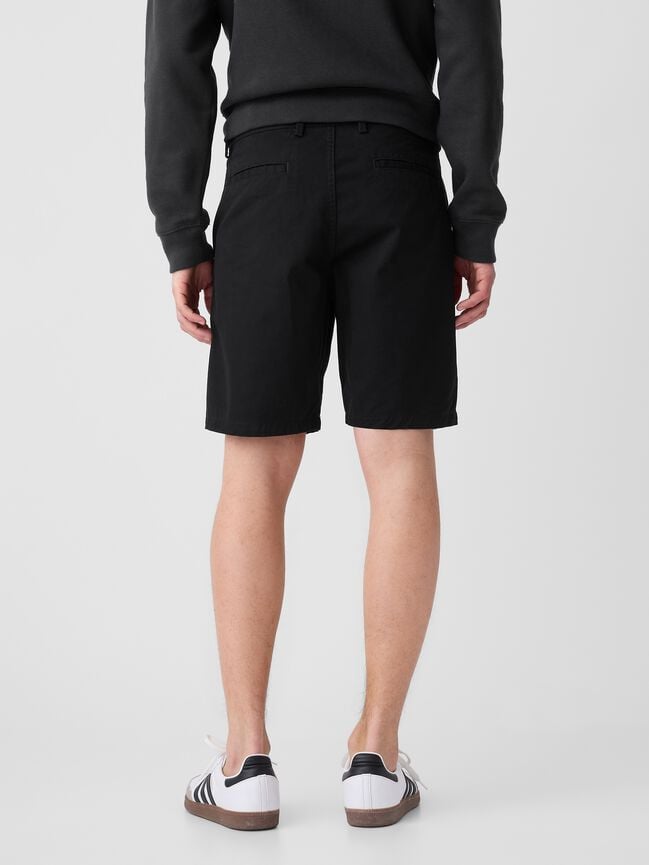 9" Essential Khaki Shorts gap 9 essential khaki shorts