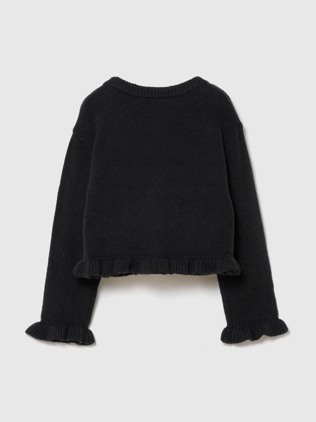 Baby & Toddler CashSoft Ruffle Cardigan Sweater gap baby toddler cashsoft ruffle cardigan sweater