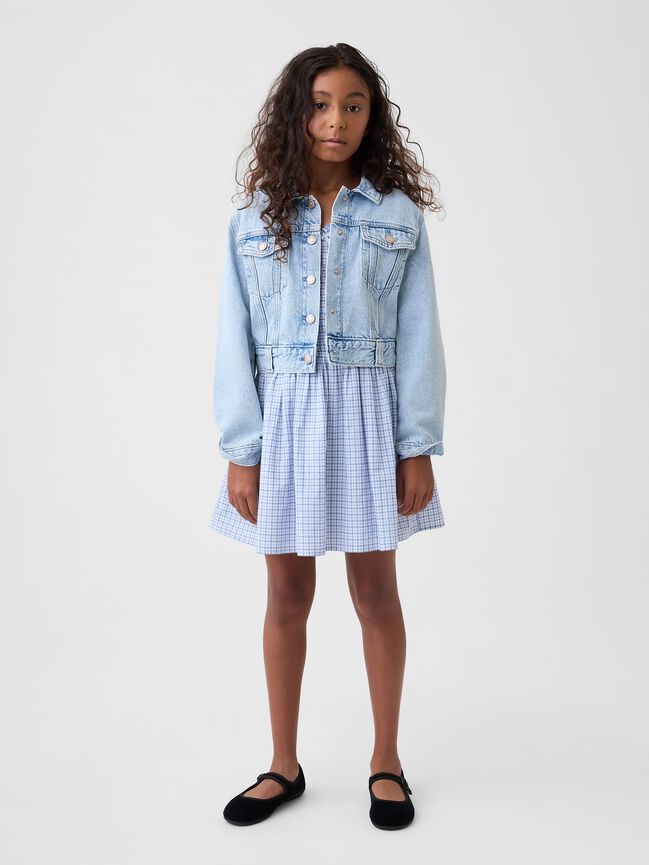 Kids Smocked Print Dress gap kids smocked print dress