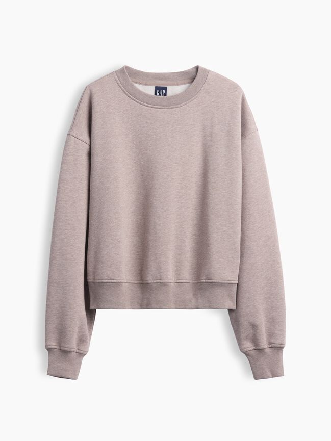 VintageSoft Oversized Split-Hem Sweatshirt gap vintagesoft oversized split hem sweatshirt