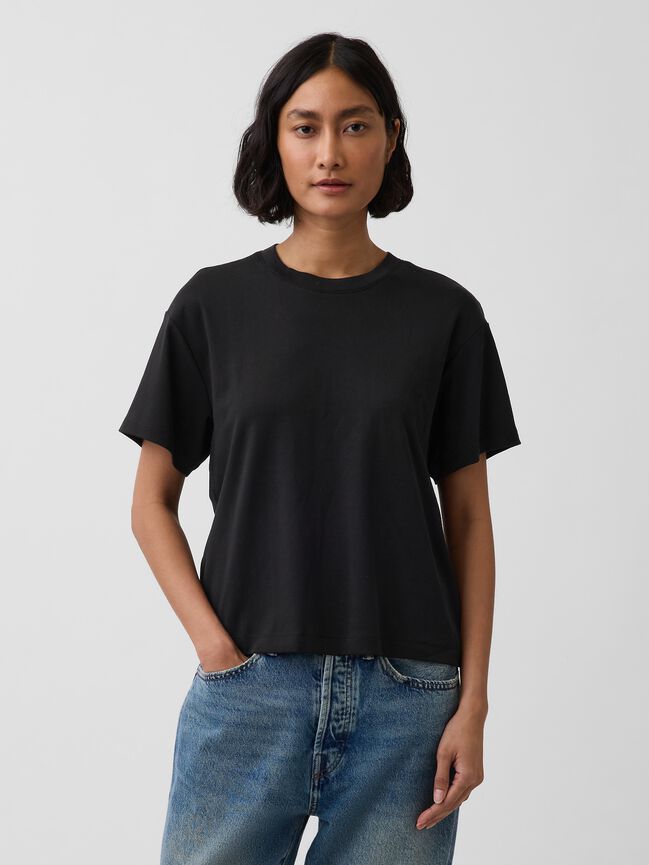 Supima¨ Cotton Relaxed T-Shirt gap supima cotton relaxed t shirt