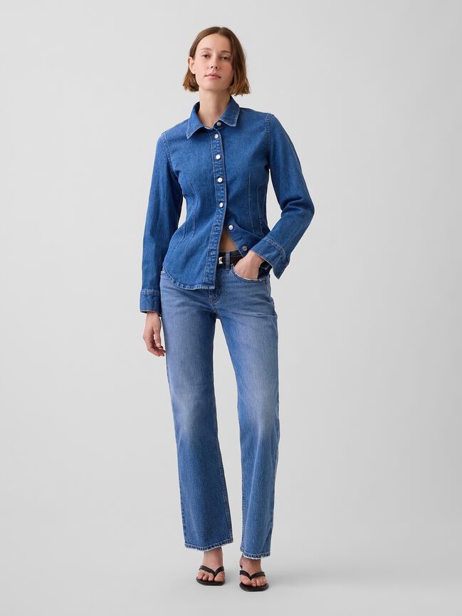 جينز قياس مستقيم gap جينز قياس مستقيم
