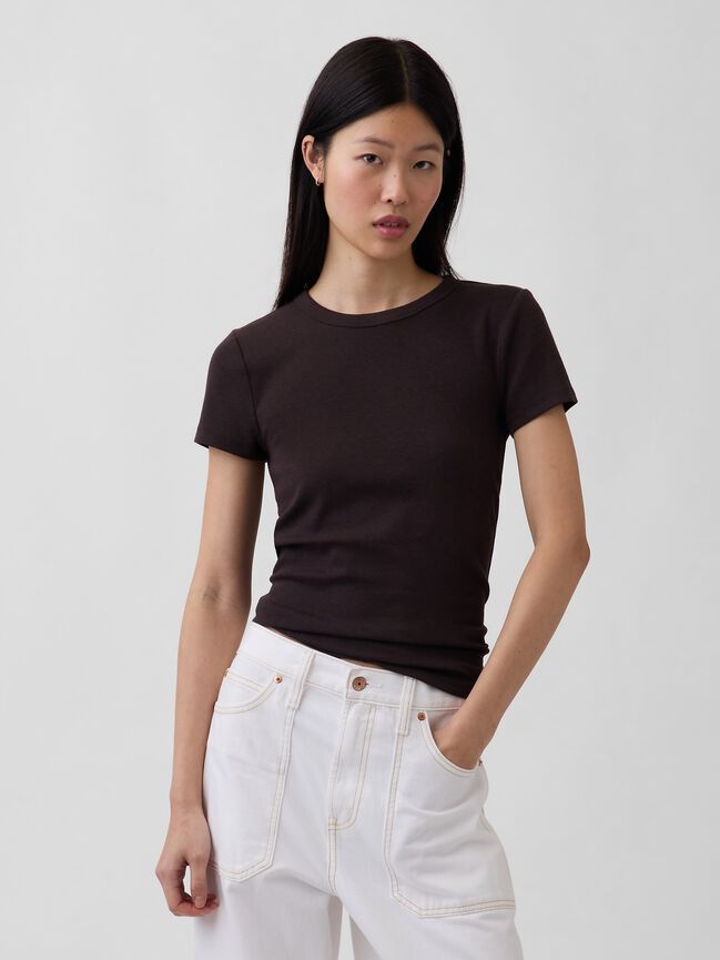 Modern Crewneck T-Shirt gap modern crewneck t shirt