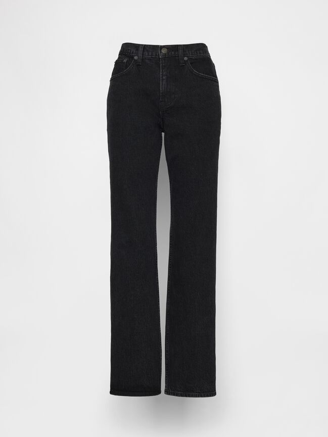 Mid Rise Relaxed Straight Jeans gap mid rise relaxed straight jeans