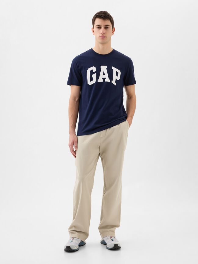 تي شيرت ناعم للاستخدام اليومي بشعار Gap (عبوة من قطعتين) تي شيرت ناعم للاستخدام اليومي بشعار gap عبوة من قطعتين