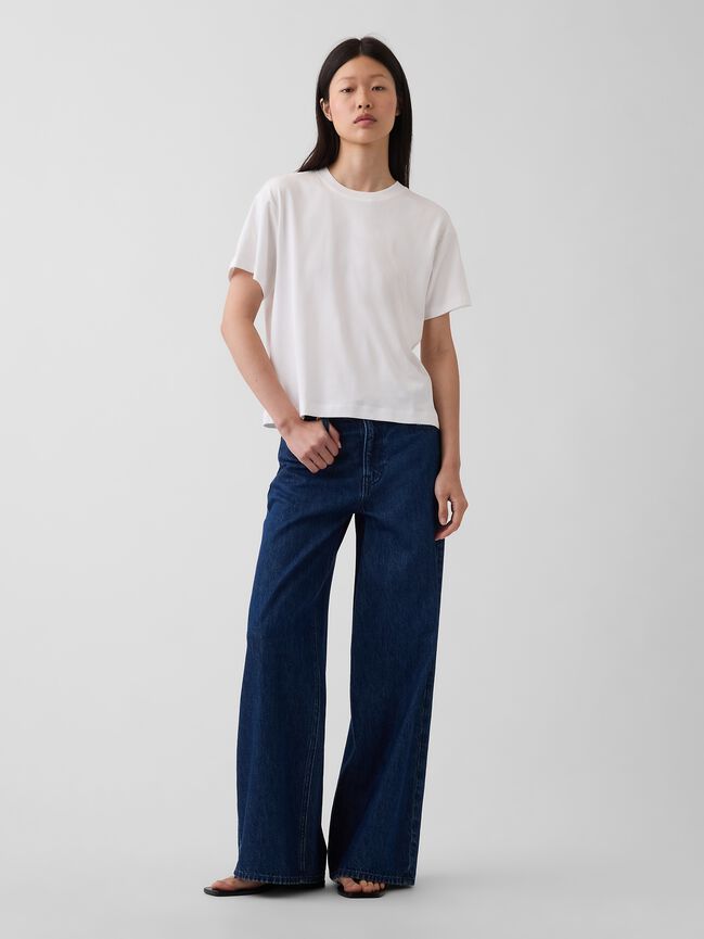 Supima¨ Cotton Relaxed T-Shirt gap supima cotton relaxed t shirt