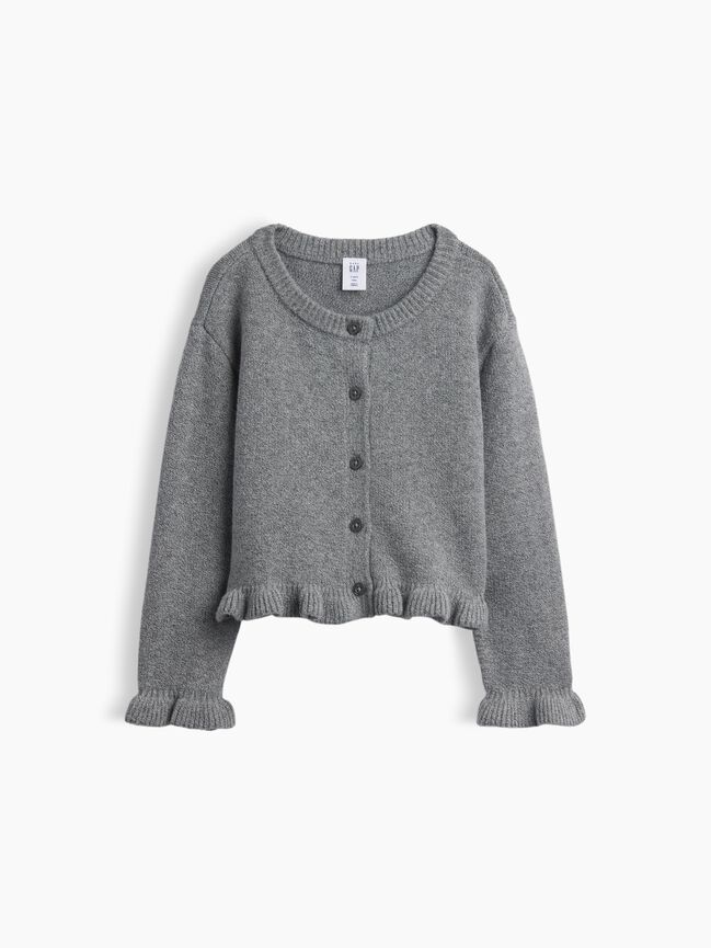 Baby & Toddler CashSoft Ruffle Cardigan Sweater gap baby toddler cashsoft ruffle cardigan sweater