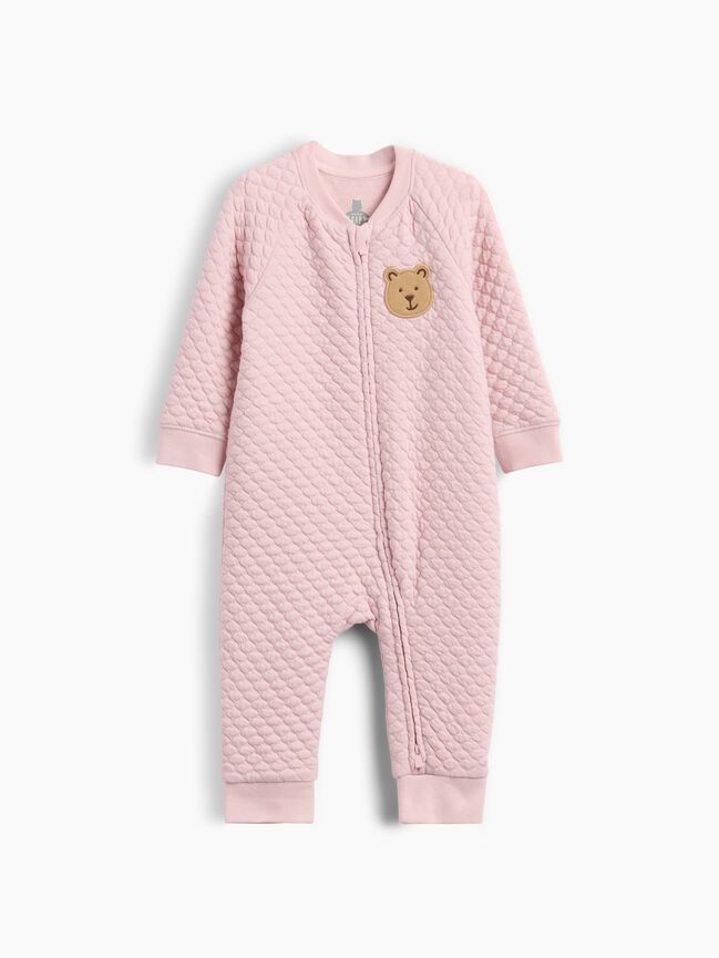 Baby Quilted Raglan One-Piece gap baby quilted raglan one piece
