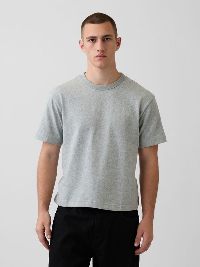 Adult Heavyweight Crop T-Shirt gap adult heavyweight crop t shirt