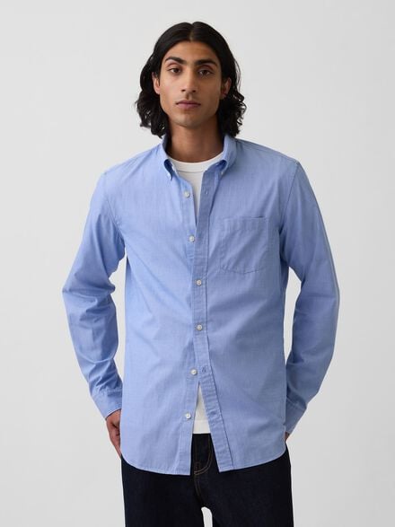gap organic cotton poplin classic shirt gap organic cotton poplin classic shirt