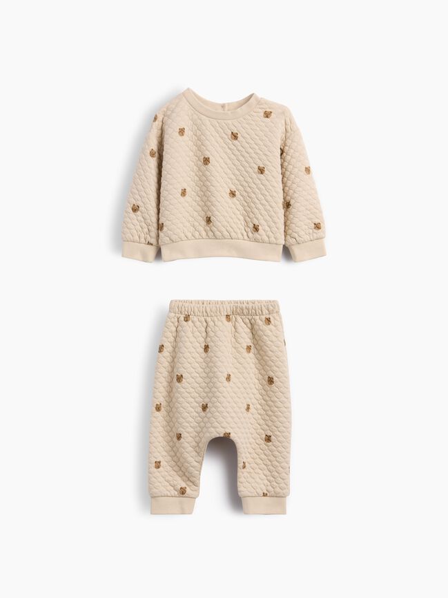 Baby Quilted Outfit Set gap baby quilted outfit set