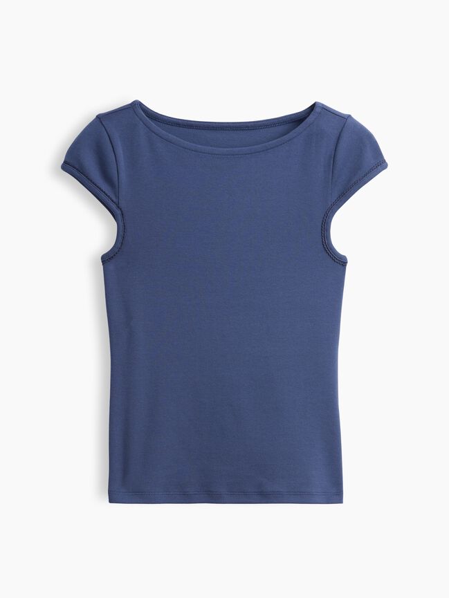 Modern Boatneck T-Shirt gap modern boatneck t shirt