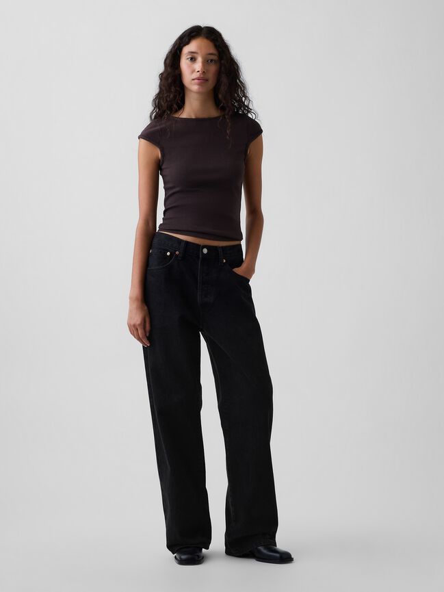 Modern Boatneck T-Shirt gap modern boatneck t shirt