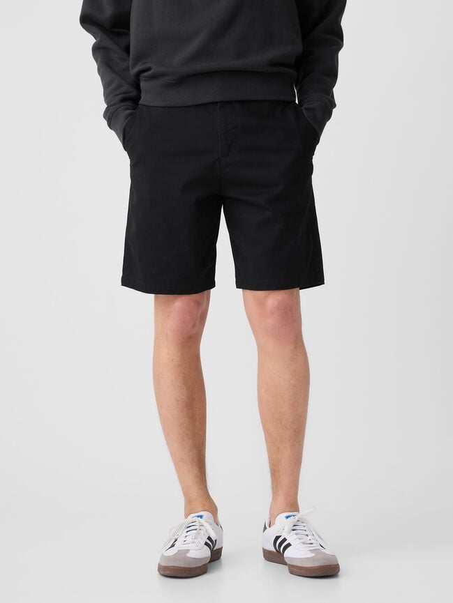 9" Essential Khaki Shorts gap 9 essential khaki shorts