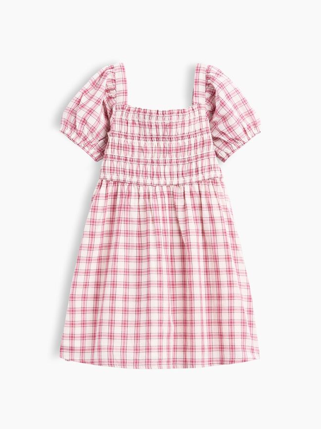 Baby & Toddler Smocked Plaid Dress gap baby toddler smocked plaid dress