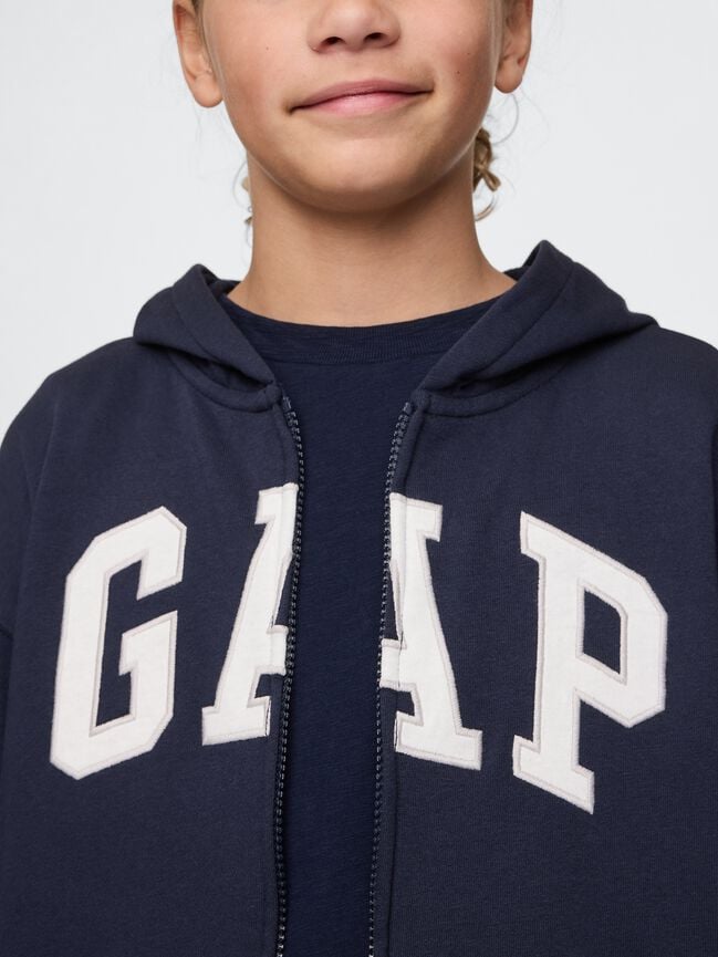 هودي مريح بسحاب للأطفال بشعار Gap هودي مريح بسحاب للأطفال بشعار gap