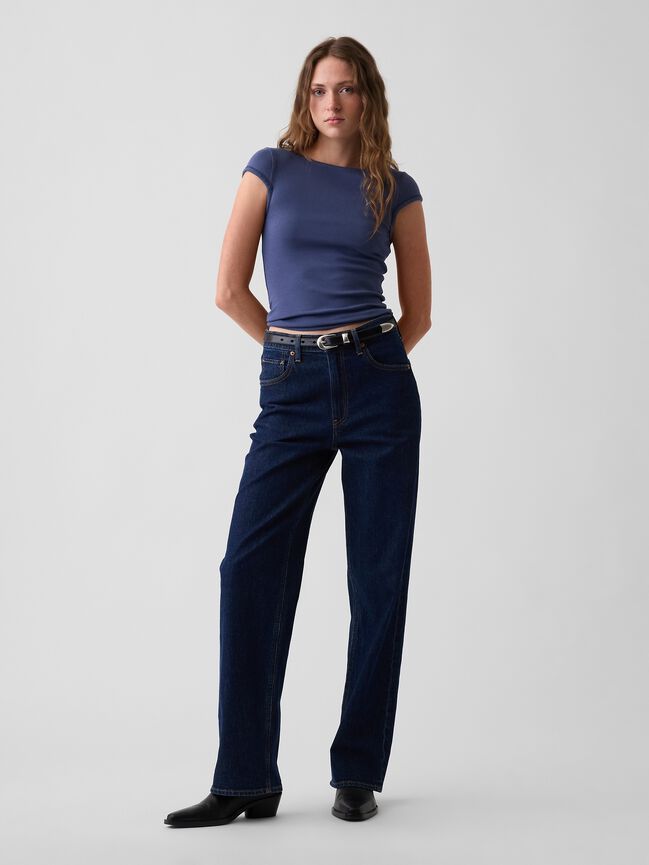 Modern Boatneck T-Shirt gap modern boatneck t shirt