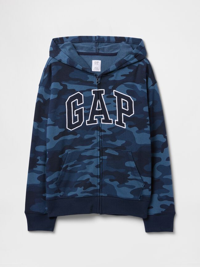 Kids Relaxed Gap Logo Zip Hoodie kids relaxed gap logo zip hoodie