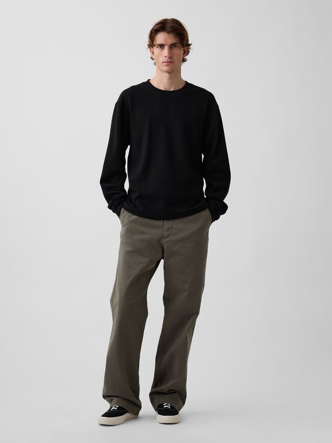 Relaxed Waffle T-Shirt gap relaxed waffle t shirt