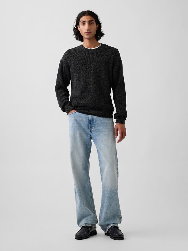 Relaxed Shaker Sweater gap relaxed shaker sweater