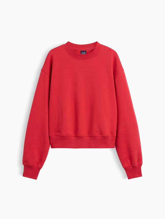 VintageSoft Oversized Split-Hem Sweatshirt gap vintagesoft oversized split hem sweatshirt