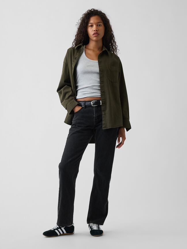 Mid Rise Straight Taper Jeans gap mid rise straight taper jeans
