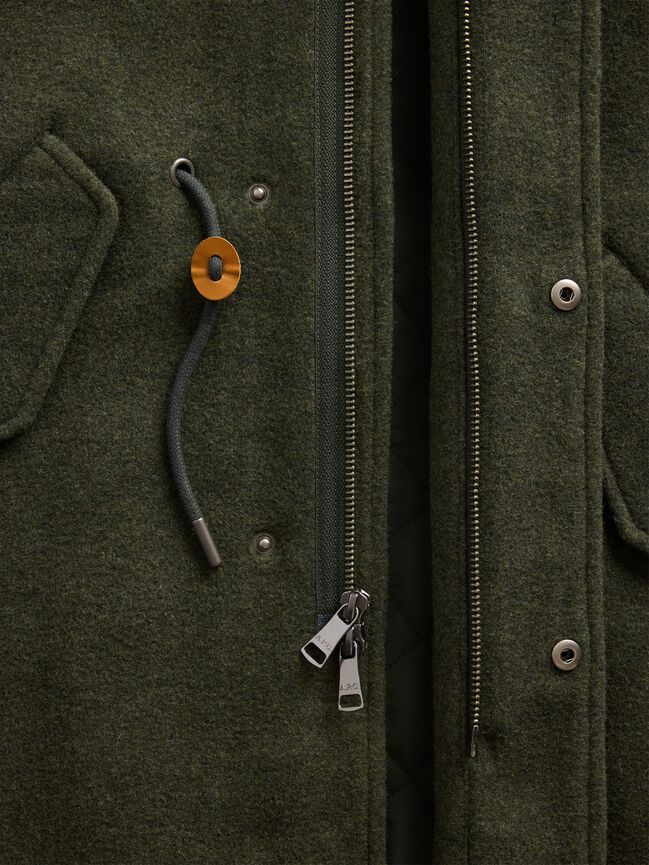 Gap × A.P.C. Oversized Wool-Blend Parka gap a p c oversized wool blend parka