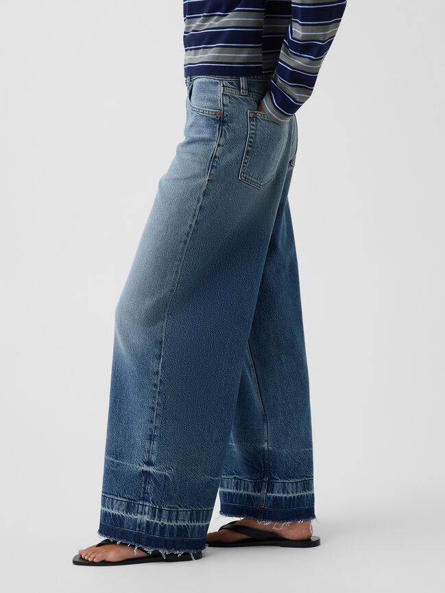 جينز فضفاض gap جينز فضفاض