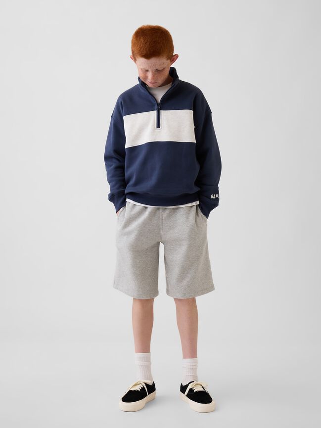 Kids VintageSoft Quarter-Zip Pullover gap kids vintagesoft quarter zip pullover