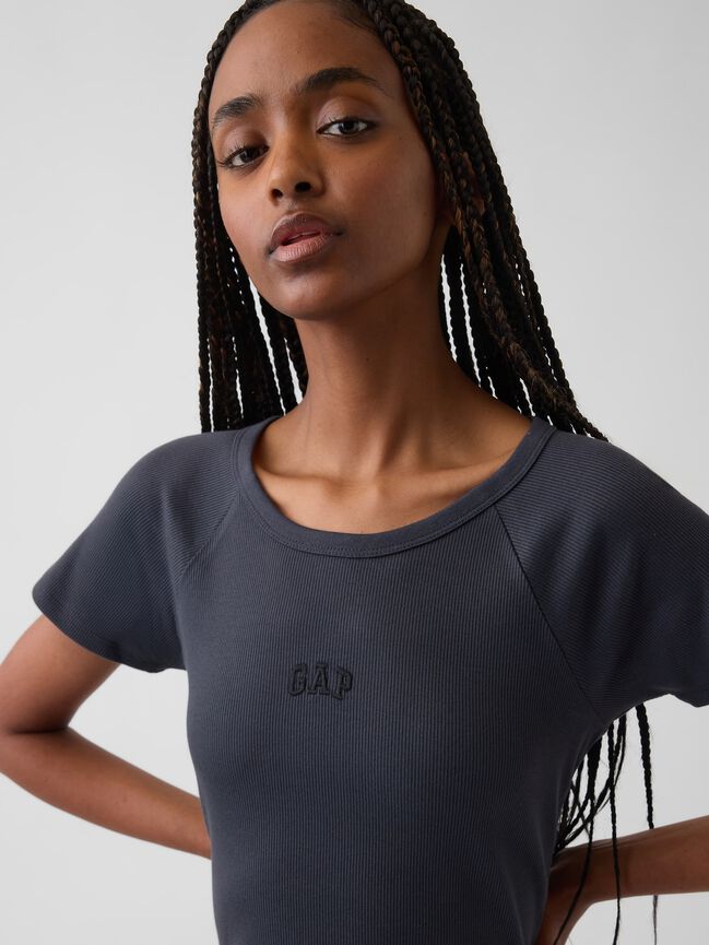 Modern Ribbed Gap Logo Maxi Dress modern ribbed gap logo maxi dress