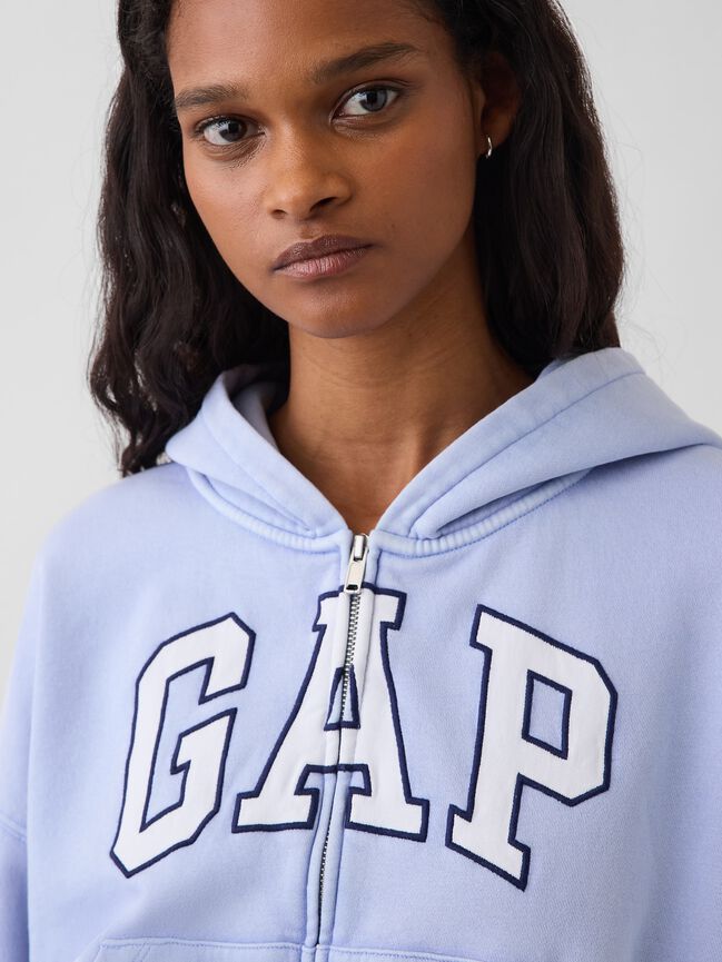 VintageSoft Oversized Gap Logo Zip Hoodie vintagesoft oversized gap logo zip hoodie