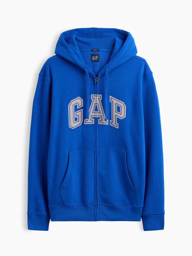 Adult VintageSoft Arch Logo Zip Hoodie gap adult vintagesoft arch logo zip hoodie