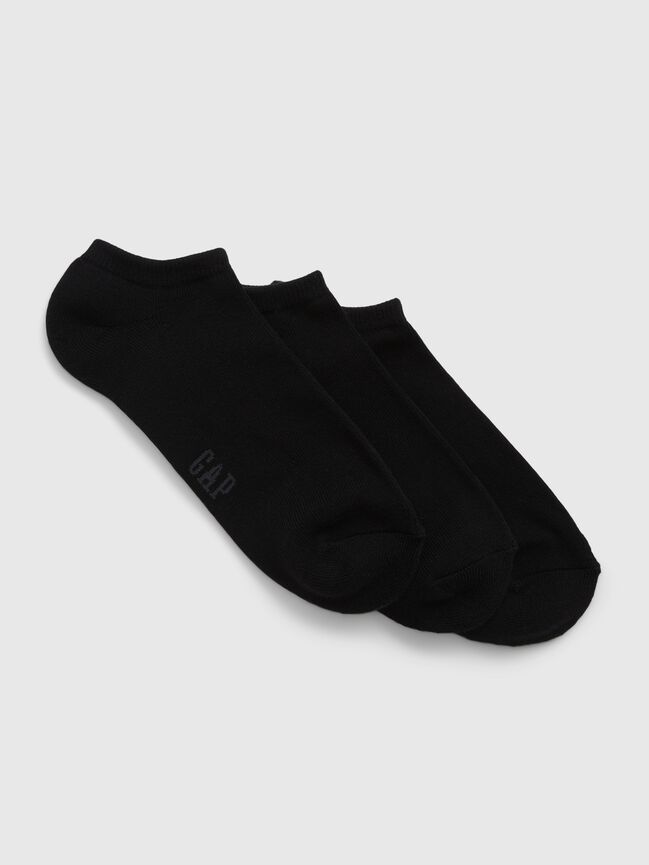 Basic Ankle Socks (3-Pack) gap basic ankle socks 3 pack